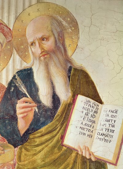 Madonna des Schattens (Detail von Heiligem Markus) von Fra Angelico